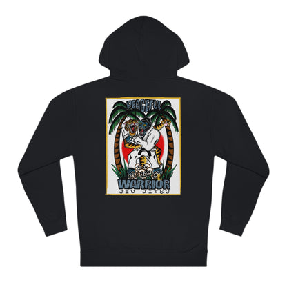 Peaceful Warrior Monkey Skull Hoodie