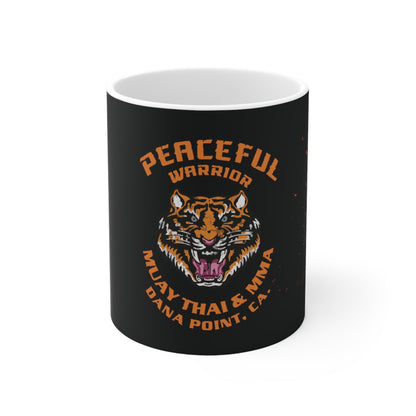 Peaceful Warrior Tiger Coffee Mug