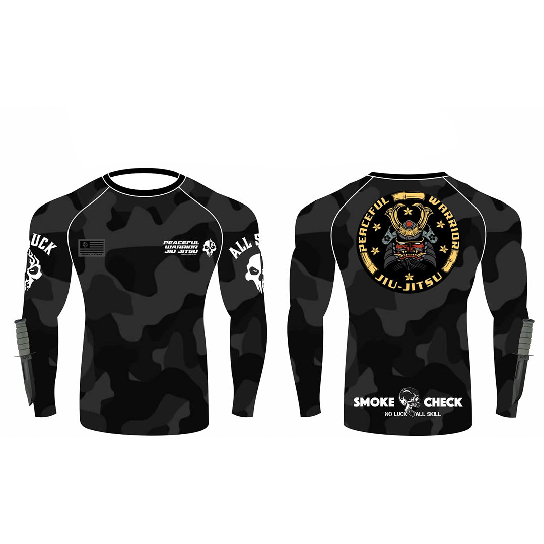 Peaceful Warrior Rash Guard LS